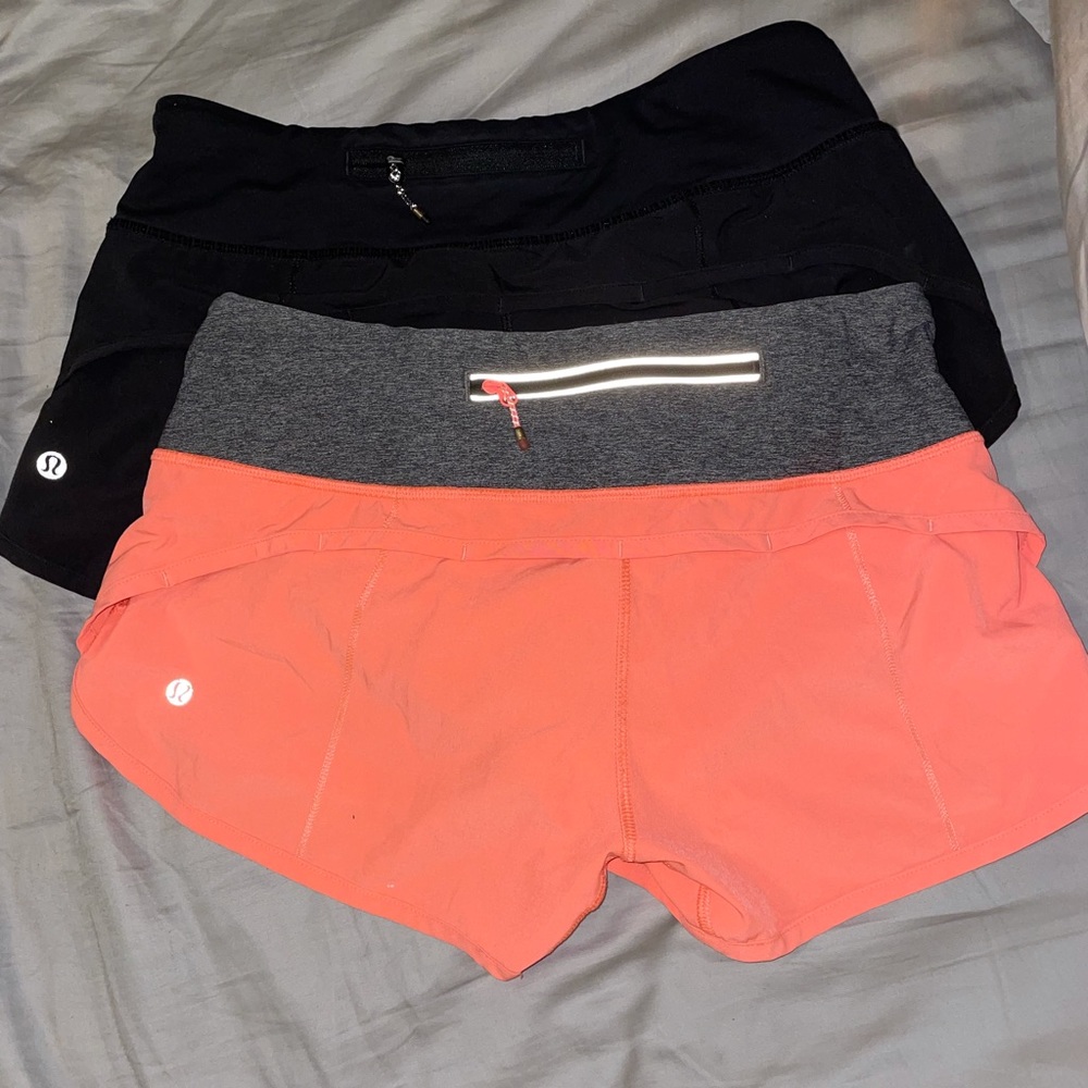 Lululemon 2 pack pacer shorts